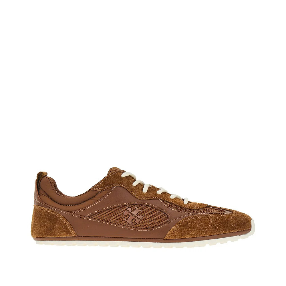 Tory Burch Field Mesh And Leather Sneakers